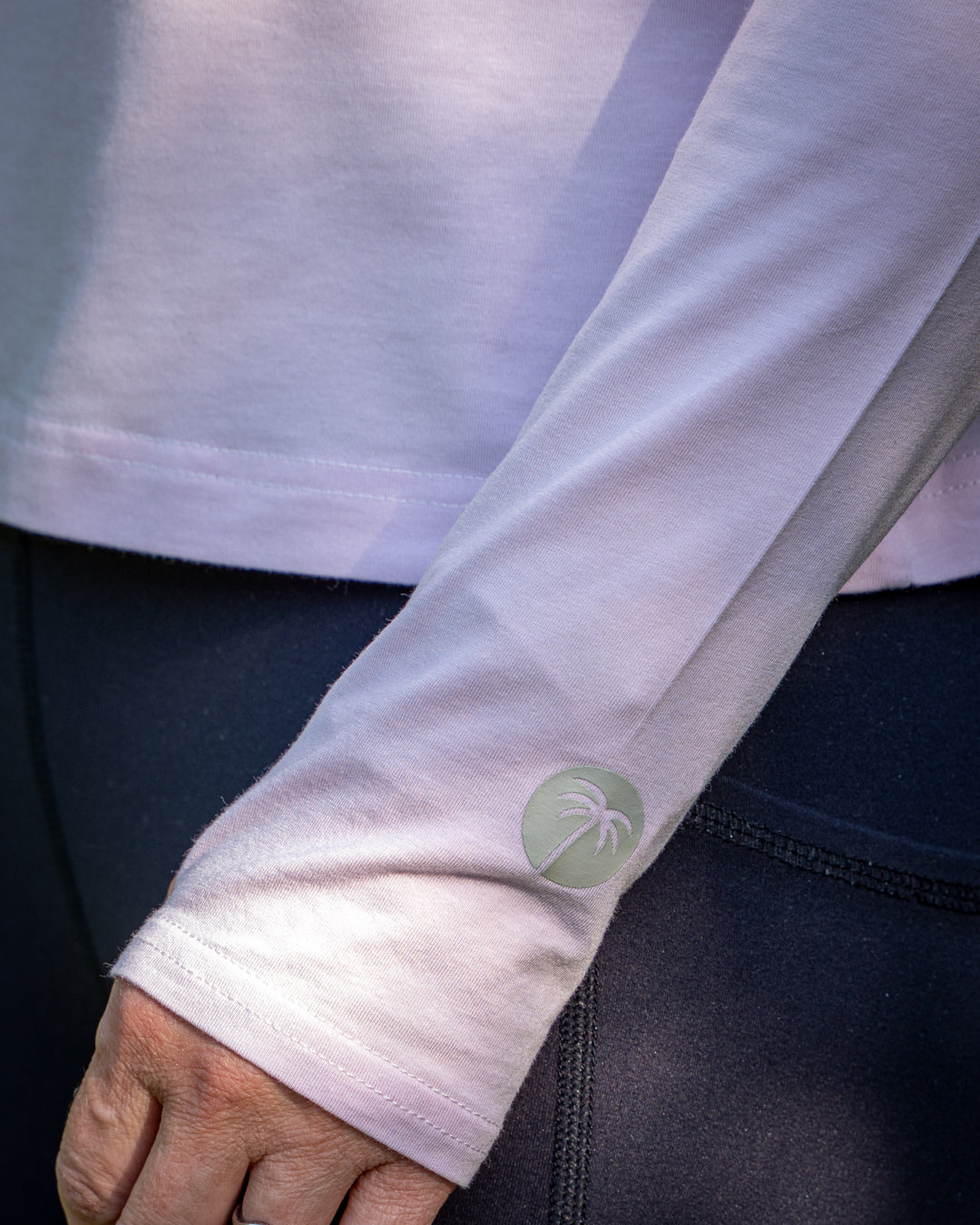 Zephyr Bamboo Long-Sleeve Sun Shirt - UPF40+ (Soft Pink)